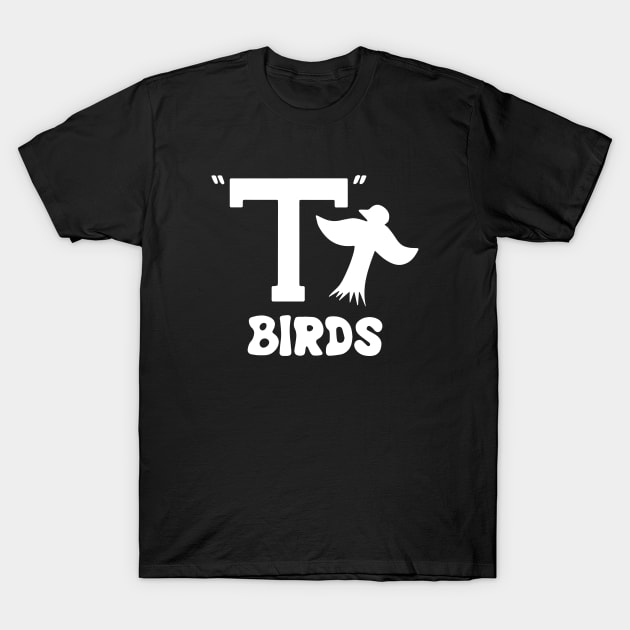 T Birds Funny Tbirds Gang Grease 70s Black Basic Men S 70s T-Shirt by huepham613